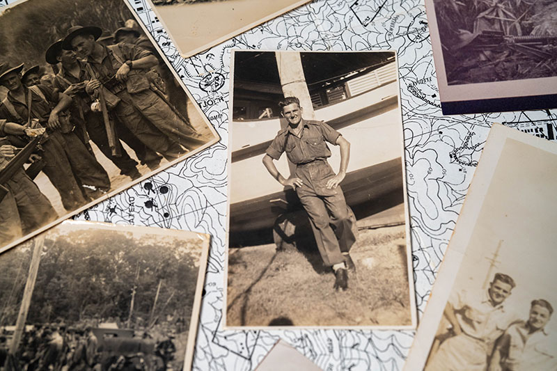 Leslie Sinclair during his time in the Army