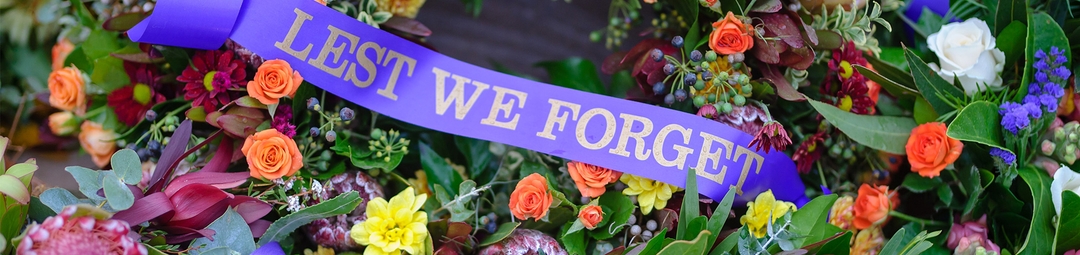 ANZAC Day wreath at Service at RSL Queensland